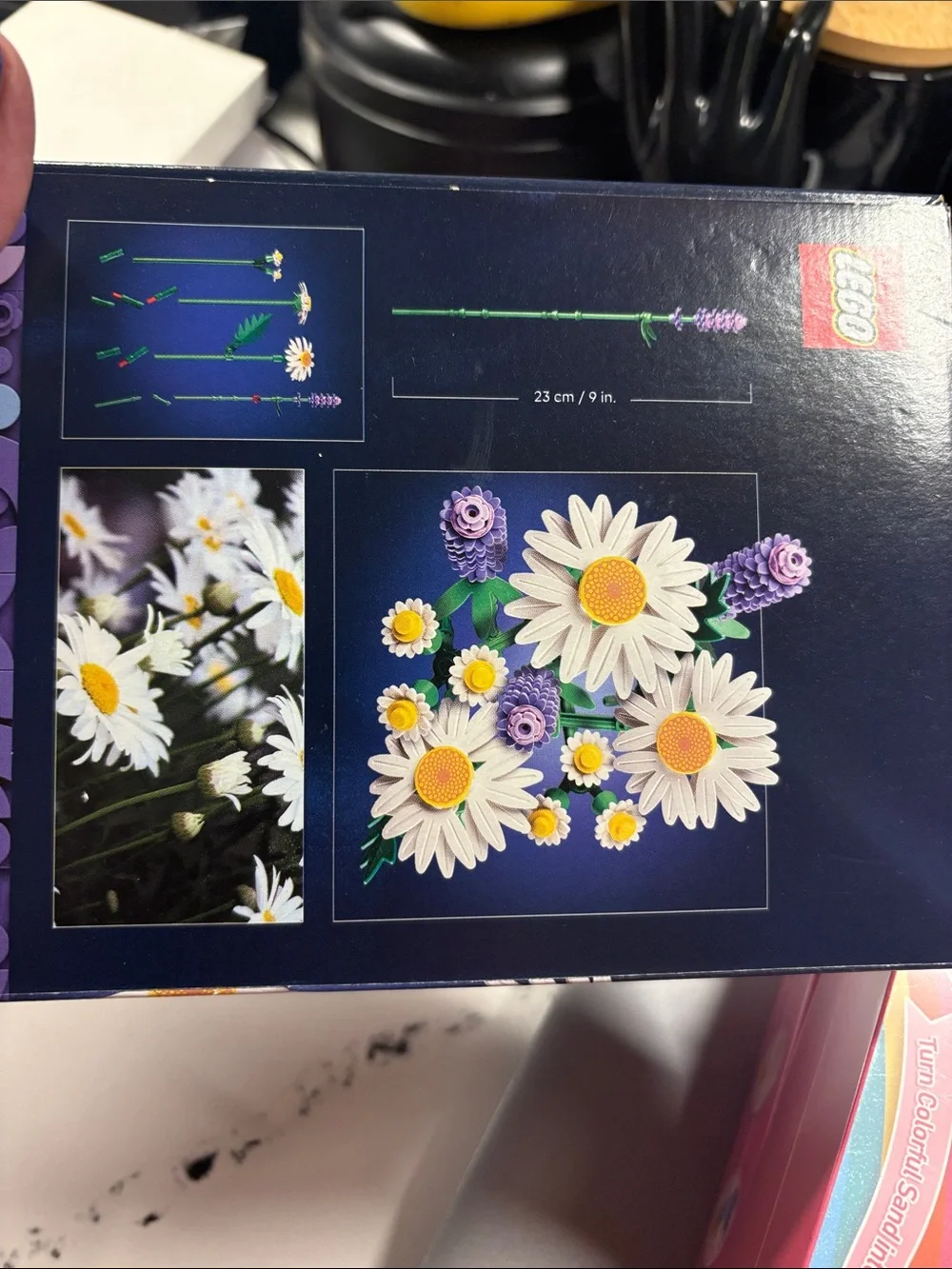 Lego White, Yellow, Green, Purple Daisies Botanical Set